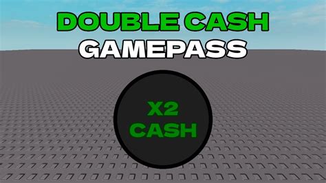 Double Cash Gamepass Roblox Scripting Tutorial Youtube