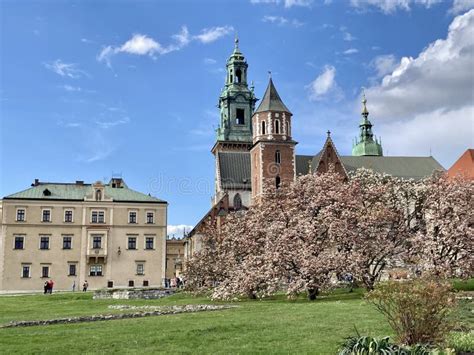 Wawel Castle In Krakow Stock Photo Image Of Wawel Tree 275215234