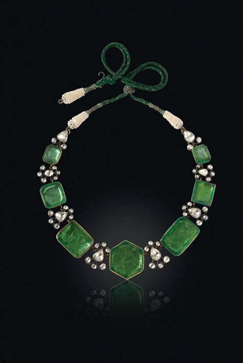 Antique Colombian Emerald Necklace