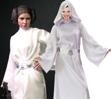 Adult Women Princess Leia Star Wars Fancy Dress Costume Halloween