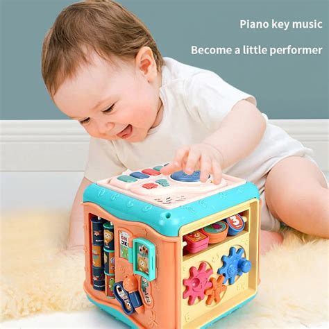 2023 New Color Six-Sided Drum with Sounds Light Baby Game Toys Children ...