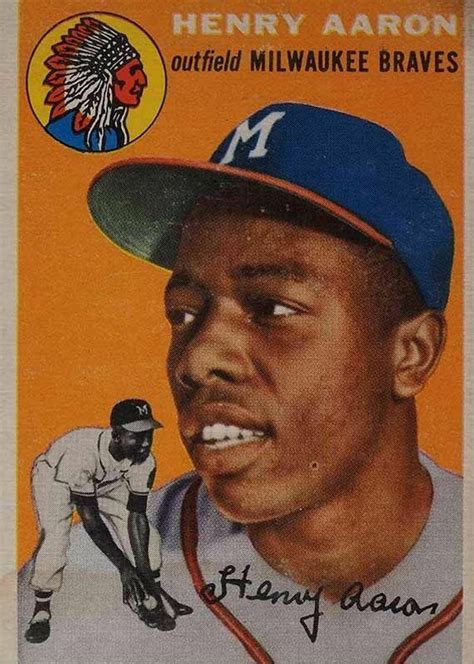 Hank Aaron 1954 Topps 128 Base Price Guide Sports Card Investor