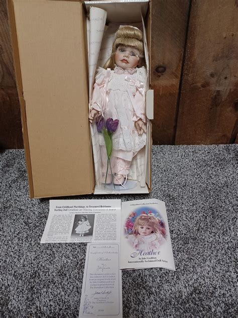 Hamilton Heritage Collection Porcelain Doll Heather By Joke