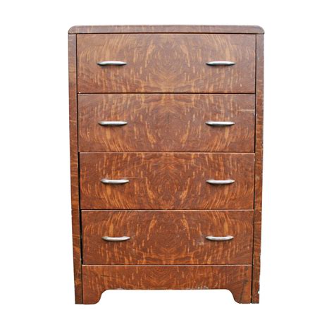 Simmons Faux Wood Grain Metal Dresser, circa 1930s at 1stDibs | 1930s
