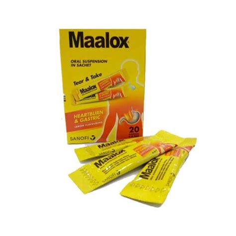 Maalox Oral Liquid 43ml 1s Sachet Loosesell By Packet Shopee Malaysia