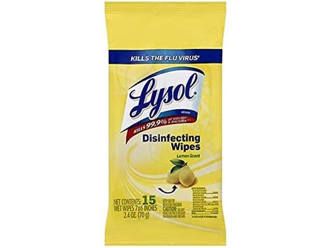 48 Packs Of 15ct Lysol Disinfecting Wipes