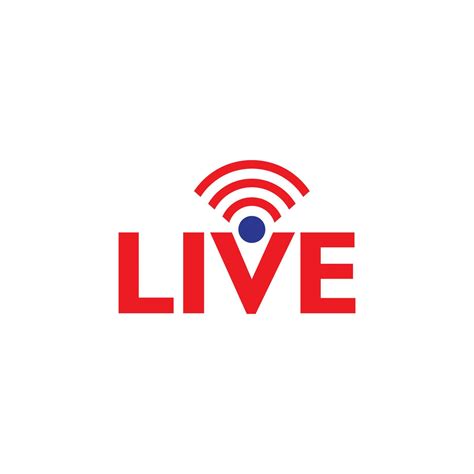 Live stream logo design. Vector illustration 13637100 Vector Art at ...