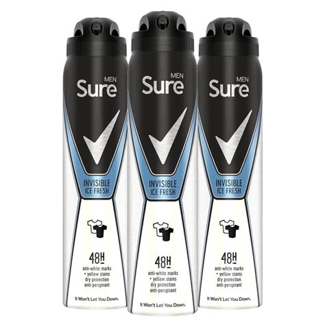 Sure For Men Invisible Ice AntiPerspirant Deodorants Asset Pharmacy