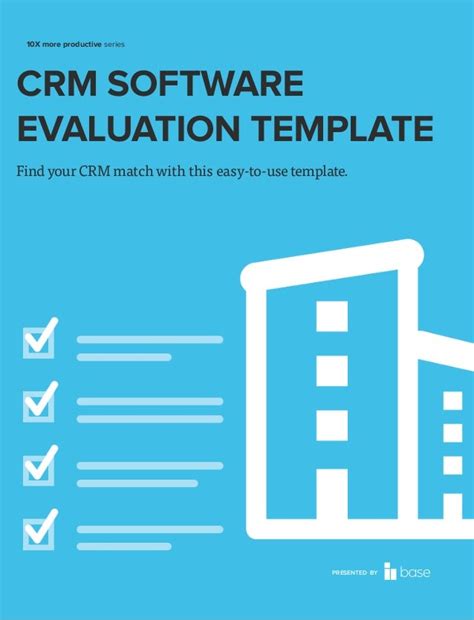 Crm Evaluation Template