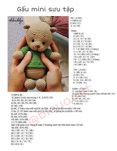 Ghim C A Elisa Jaimes Tr N Amigurumis Trong G U Teddy T I M C