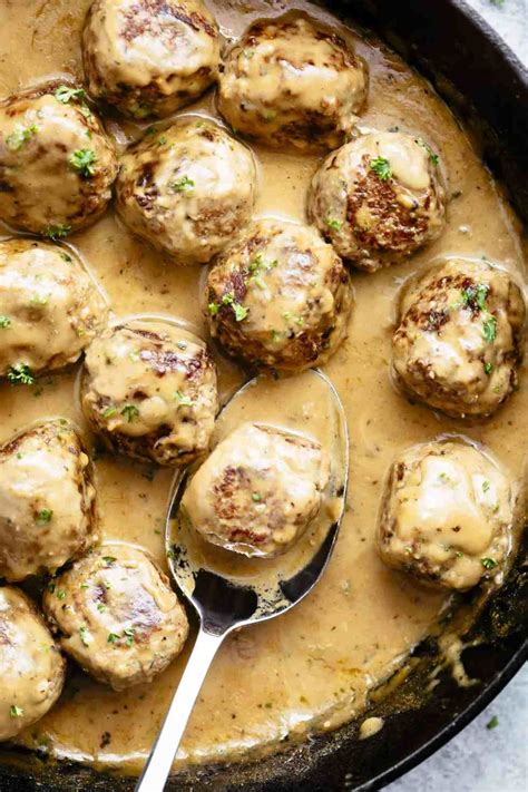 The Best Swedish Meatballs Recipe With Gravy Https Cafedelites