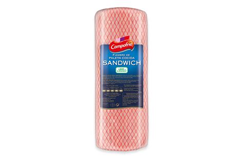 Fiambre de Paleta Cocida Sándwich Campofrío