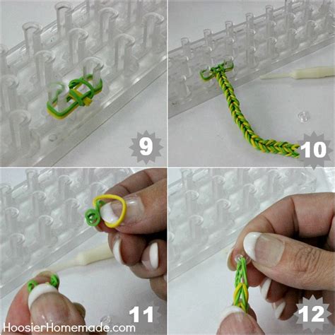 fishtail rubber band bracelet hoosier homemade
