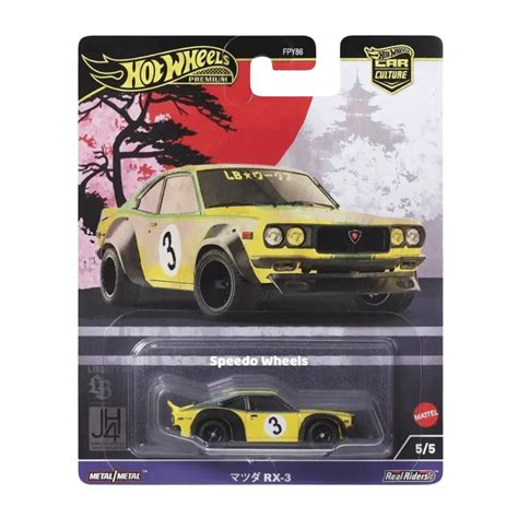 Mazda RX 3 Japan Historics 4 Hot Wheels Premium Car Culture Speedo Wheels