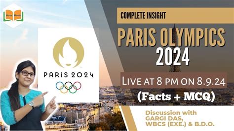 Paris Olympics 2024 All Details With MCQ Gargi Das WBCS Exe