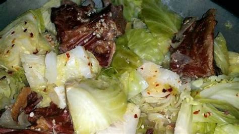 Southern Style Cabbage And Neck Bones Cabbage Recipes Southern Cabbage Recipes Pork Neck