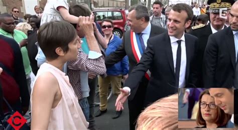 Quand Emmanuel Macron Se Prend Un Norme Vent Vid O Dailymotion