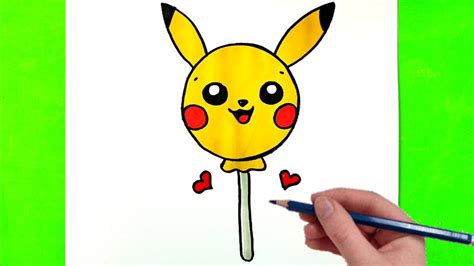 Sevimli Pikachu Lolipop Izimi Kolay Izimler Sevimli Resim Izimleri