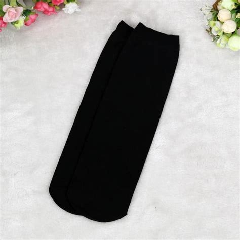 Pairs Bamboo Fiber Ultra Thin Elastic Silky Short Silk Stockings Men