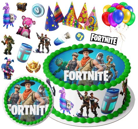 OPŁATEK NA TORT 24 CM FORTNITE POSTACIE GRATIS I 12527065524