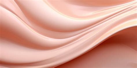 Premium AI Image Generative AI Nude Beige Color Background Flowing Cream Liquid