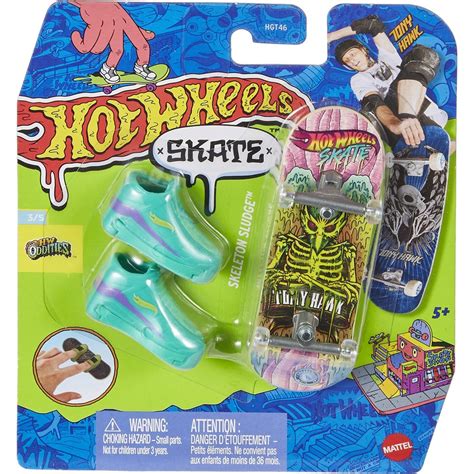 Mattel Hot Wheels Skate Παπούτσια Skate Skeleton Sludge Skate Παιχνίδι Δραστηριοτήτων