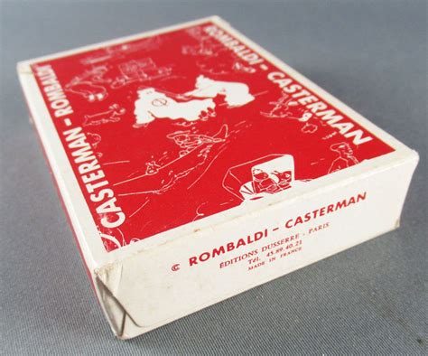 Tintin Jeu 54 cartes à Jouer Rombaldi Casterman