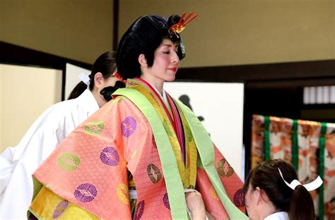 Traditional Japanese Junihitoe Dressing