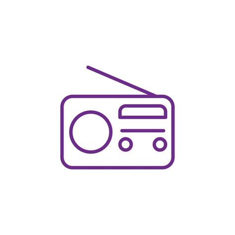 Premium Vector Radio Icon Vector Design Templates On White Background