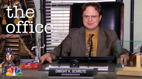 Watch The Office Web Exclusive Dwight K Schrute Acting Manager