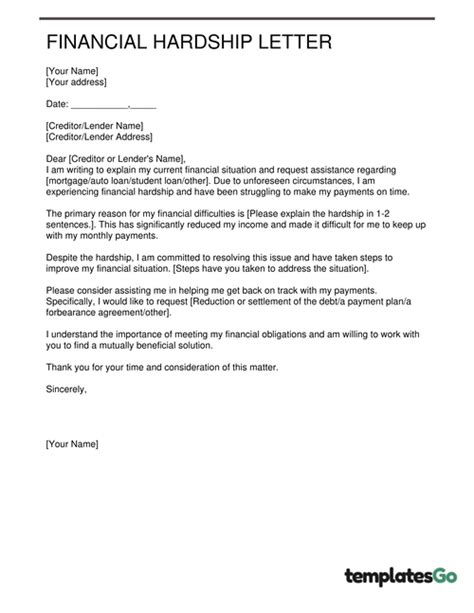 Best Effective Hardship Letter Templates You Must Read