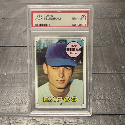 1969 Topps 92 Jack Billingham PSA 8 NM MT Expos EBay