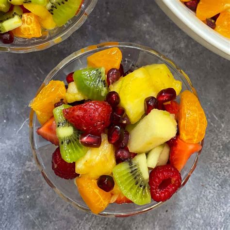 Honey Lime Fruit Salad Indian Veggie Delight