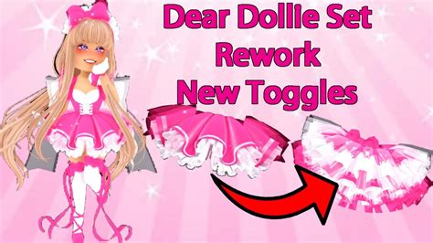 Dear Dollie Set Getting New Toggles Royale High Dear Dollie Set Rework