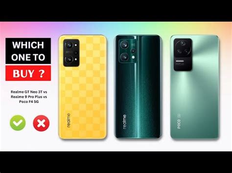 Realme Gt Neo T Vs Realme Pro Plus Vs Poco F G Comparison