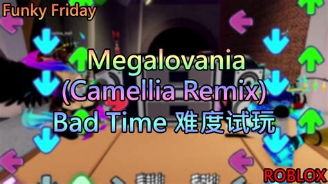 Roblox Funky Friday Megalovania Camellia Remix Bad Time Youtube