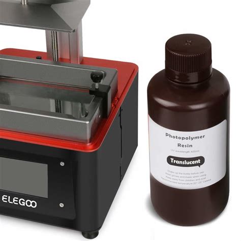 Elegoo Standard 3D Printer Resin Clear Translucent 405nm 1000ml 1L