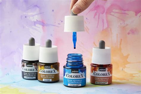 Encre Aquarelle Colorex COLOREX 45 ML JAUNE PRIMAIRE Pebeo