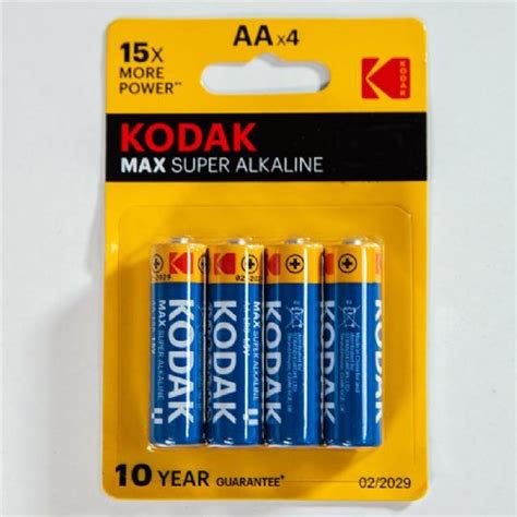 Baterijski Vlo Ek Kodak Max Super Alkaline Aa Enaa