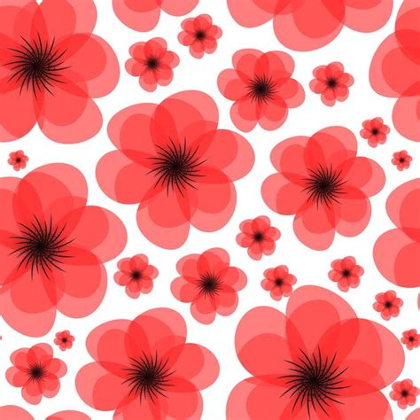 Premium Vector Floral Seamless Pattern Background Vector Illustration