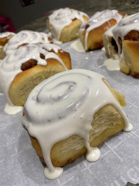 One Dozen Fresh Baked Cinnamon Rolls Etsy