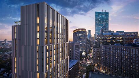luxury boston  stuart  construction luxury apartments boston