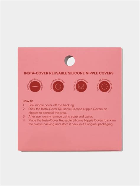 å Insta Cover Reusable Silicone Nipple Covers In Nude Nude Glue Store