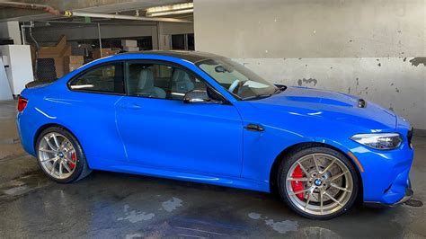 Bmw M Cs Misano Blue Metallic Youtube