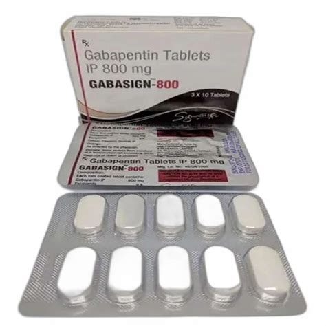 Gabapentin Gabasign Mg Tablet X At Rs Stripe In Nagpur