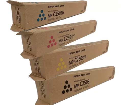 Kit Toner Ricoh Mp C2004 C2003 C2503 Kcmy Original