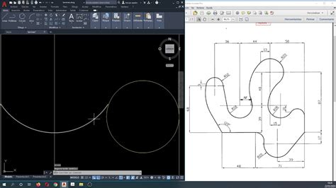 Lección 21 Autocad fusionar curvas y rectas YouTube