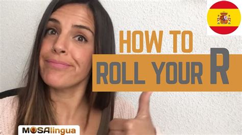 How To Roll Your Rs Like A Native Spanish Speaker Youtube