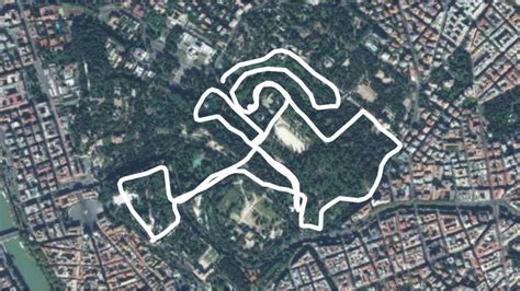 Villa Borghese Gardens Map | Fasci Garden