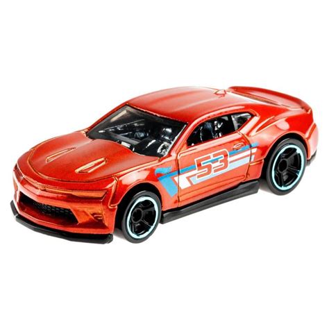 Hot Wheels Camaro SS Aniversário Anos Laranja e Azul GRR Carrinho de